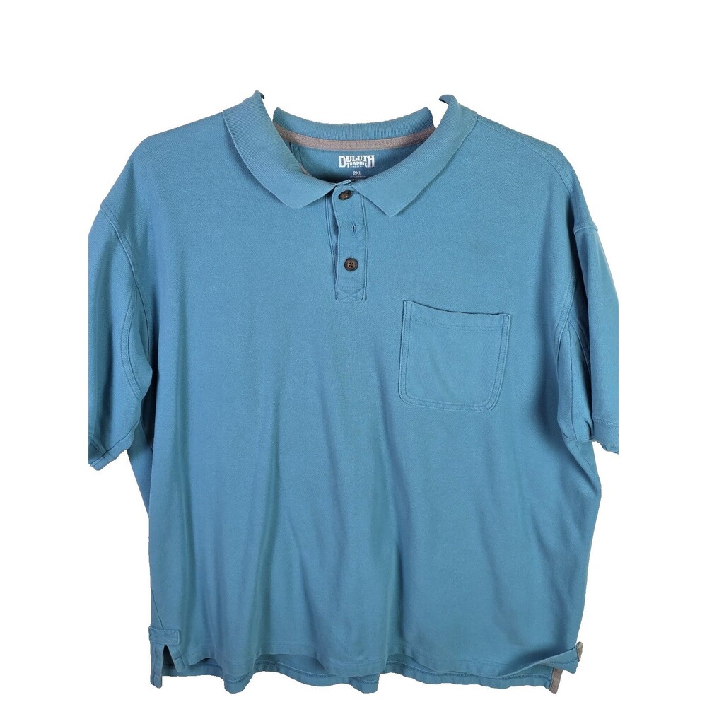Duluth Trading Co Polo Men's Large Short Sleeve Shirt‎